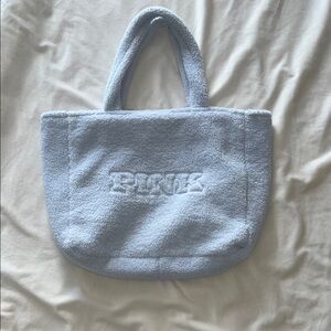PINK Victoria's Secret Light Blue Tote
